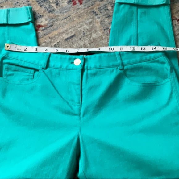 St. John green crop pants, EUC, wore once! - Picture 4 of 9